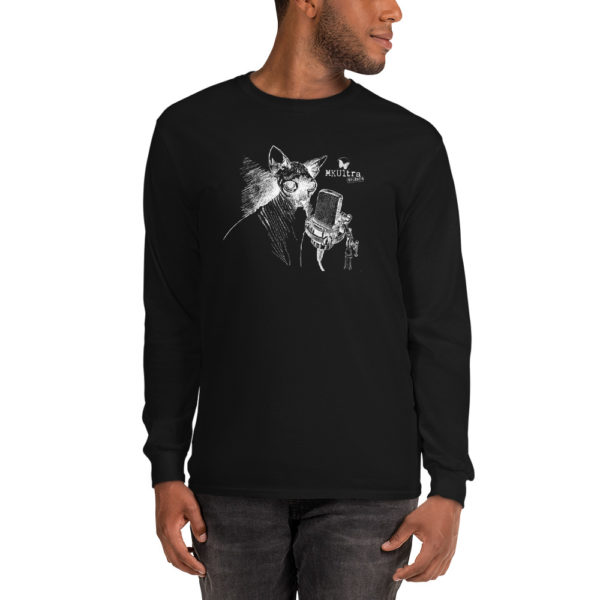 Cat Meow MKUltra Studios Men’s Long Sleeve Shirt - Light on Dark