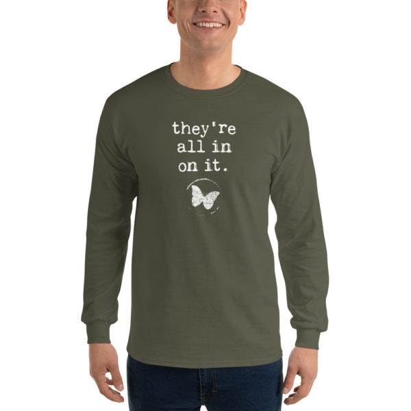 MKU "They're All In On It" Men’s Long Sleeve Shirt - Image 6