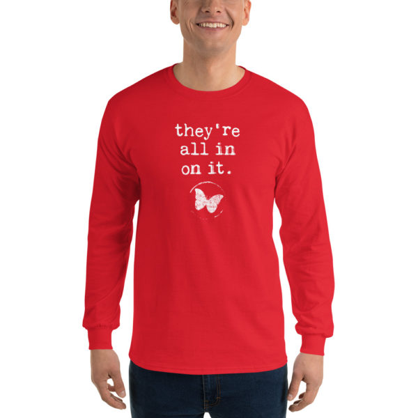 MKU "They're All In On It" Men’s Long Sleeve Shirt - Image 4