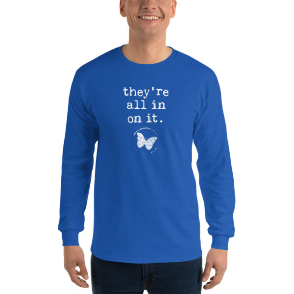 MKU "They're All In On It" Men’s Long Sleeve Shirt - Image 5