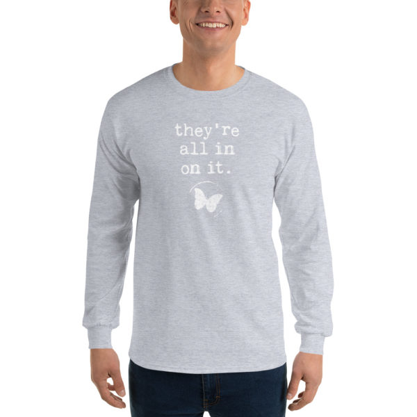MKU "They're All In On It" Men’s Long Sleeve Shirt - Image 8