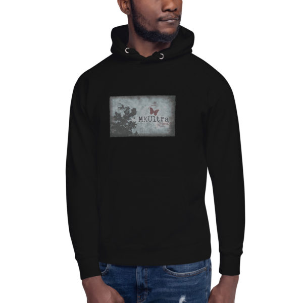 MKUltra Studios Logo with Foliage Unisex Hoodie - Image 2