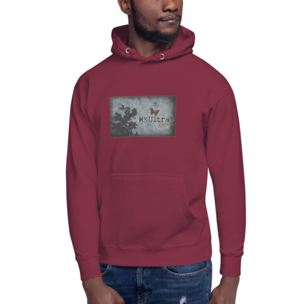 MKUltra Studios Logo with Foliage Unisex Hoodie - Image 4