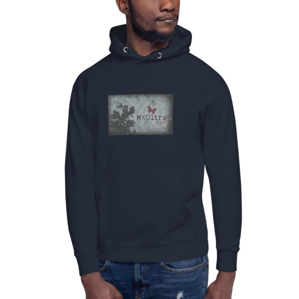 MKUltra Studios Logo with Foliage Unisex Hoodie - Image 3