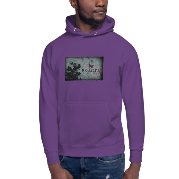 MKUltra Studios Logo with Foliage Unisex Hoodie - Image 6