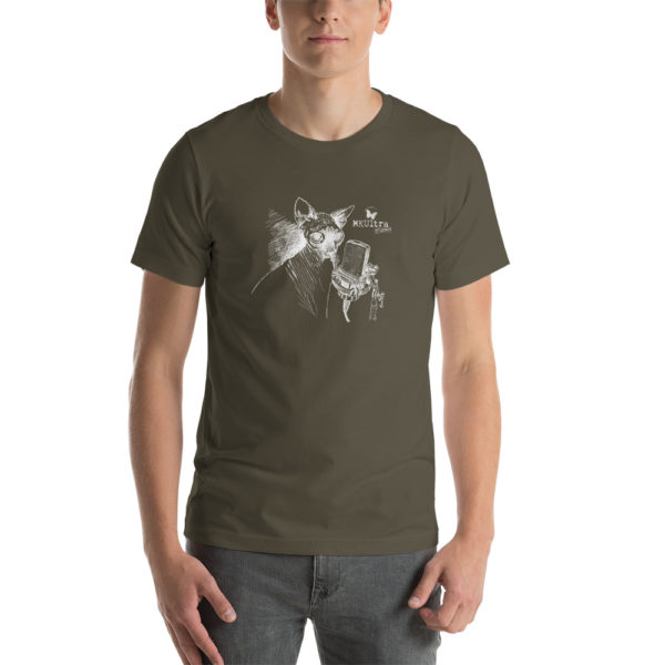 Cat Meow MKUltra Studios Unisex T-Shirt - Light on Dark - Image 10