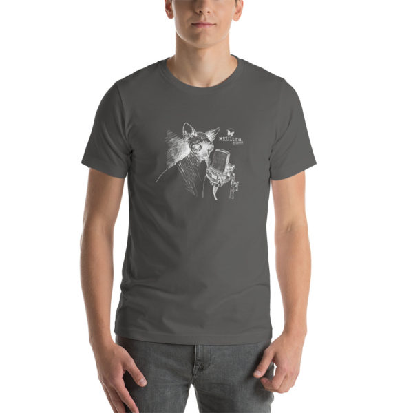 Cat Meow MKUltra Studios Unisex T-Shirt - Light on Dark - Image 11