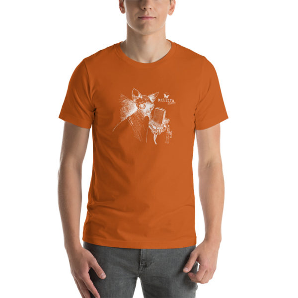 Cat Meow MKUltra Studios Unisex T-Shirt - Light on Dark - Image 13