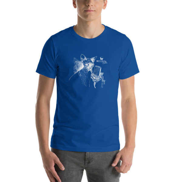 Cat Meow MKUltra Studios Unisex T-Shirt - Light on Dark - Image 8
