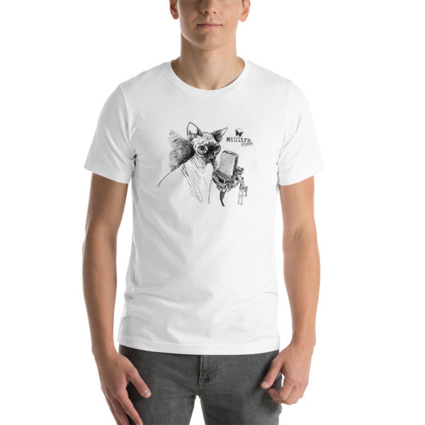 Cat Meow MKUltra Studios Unisex T-Shirt - Dark on Light
