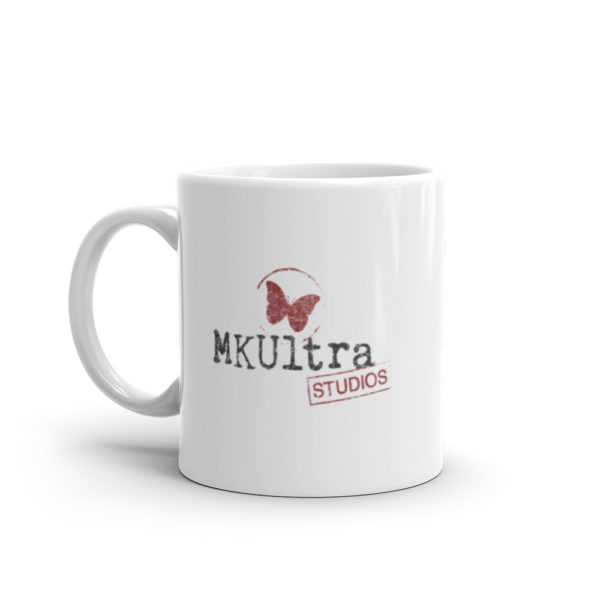 MKUltra Studios White glossy mug - Image 2