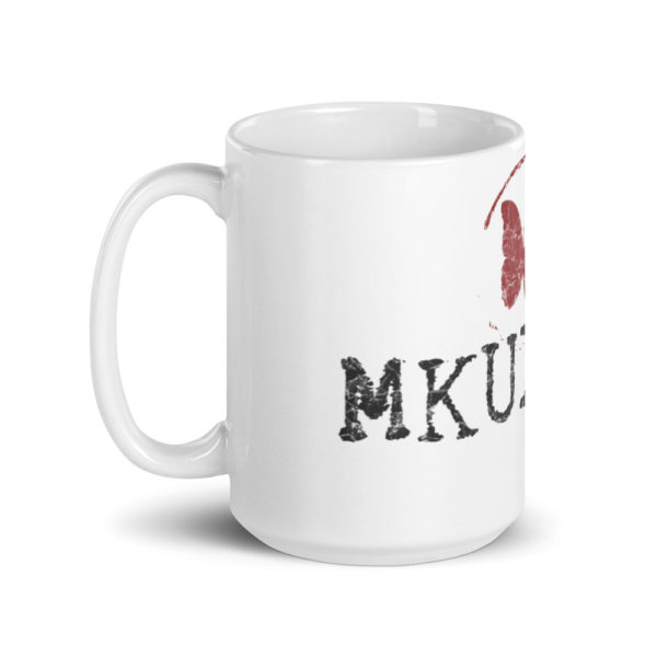 MKUltra Studios White glossy mug - Image 5