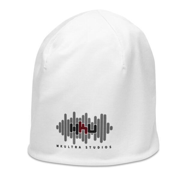 MKUltra Studios Print Beanie, White - Image 3
