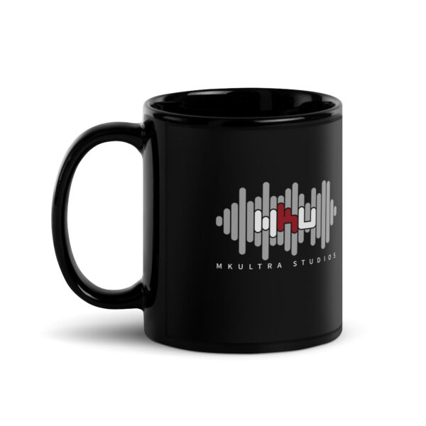 MKUltra Studios Black Glossy Mug - Image 2