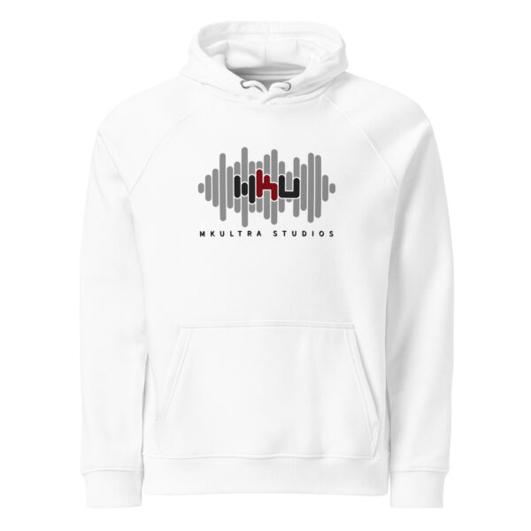 MKUltra Studios Unisex eco raglan hoodie - White