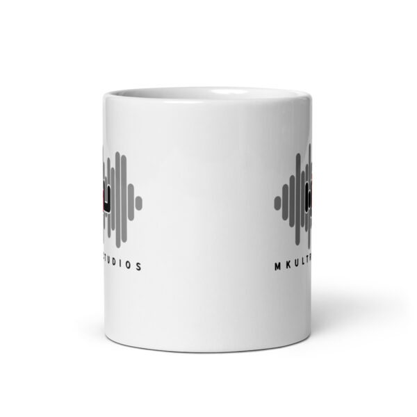 MKUltra Studios White glossy mug - Image 4