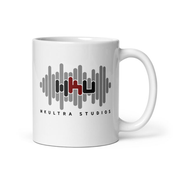 MKUltra Studios White glossy mug - Image 2
