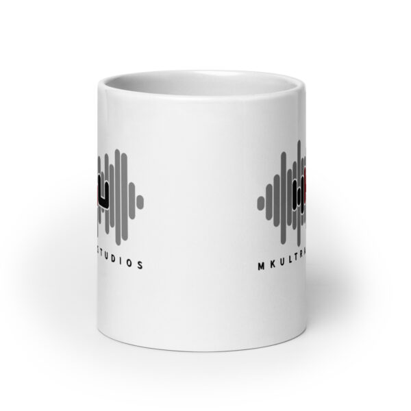 MKUltra Studios White glossy mug - Image 9