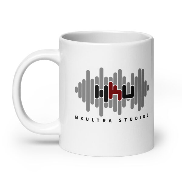 MKUltra Studios White glossy mug - Image 8
