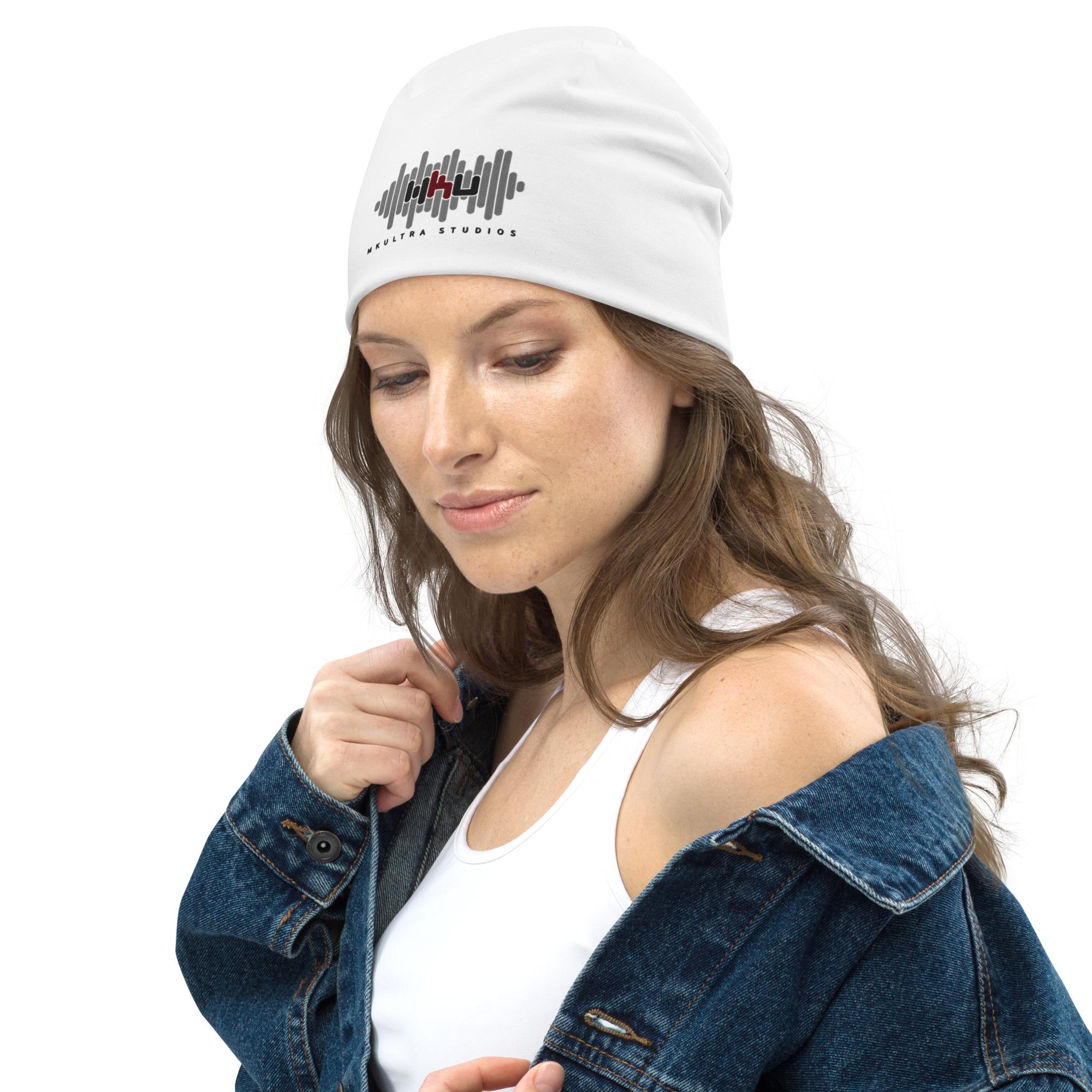 MKUltra Studios Print Beanie, White - Image 14
