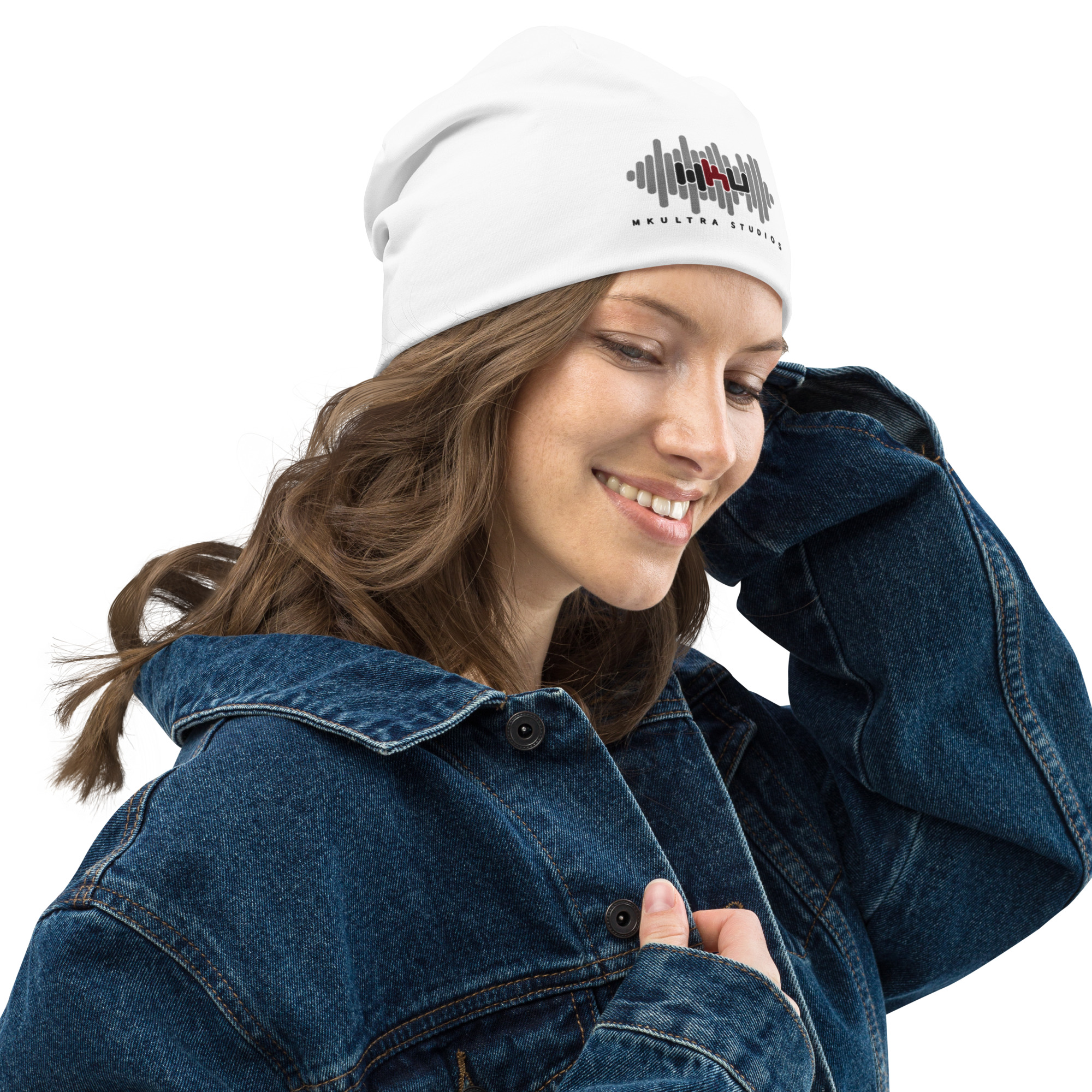 MKUltra Studios Print Beanie, White - Image 13