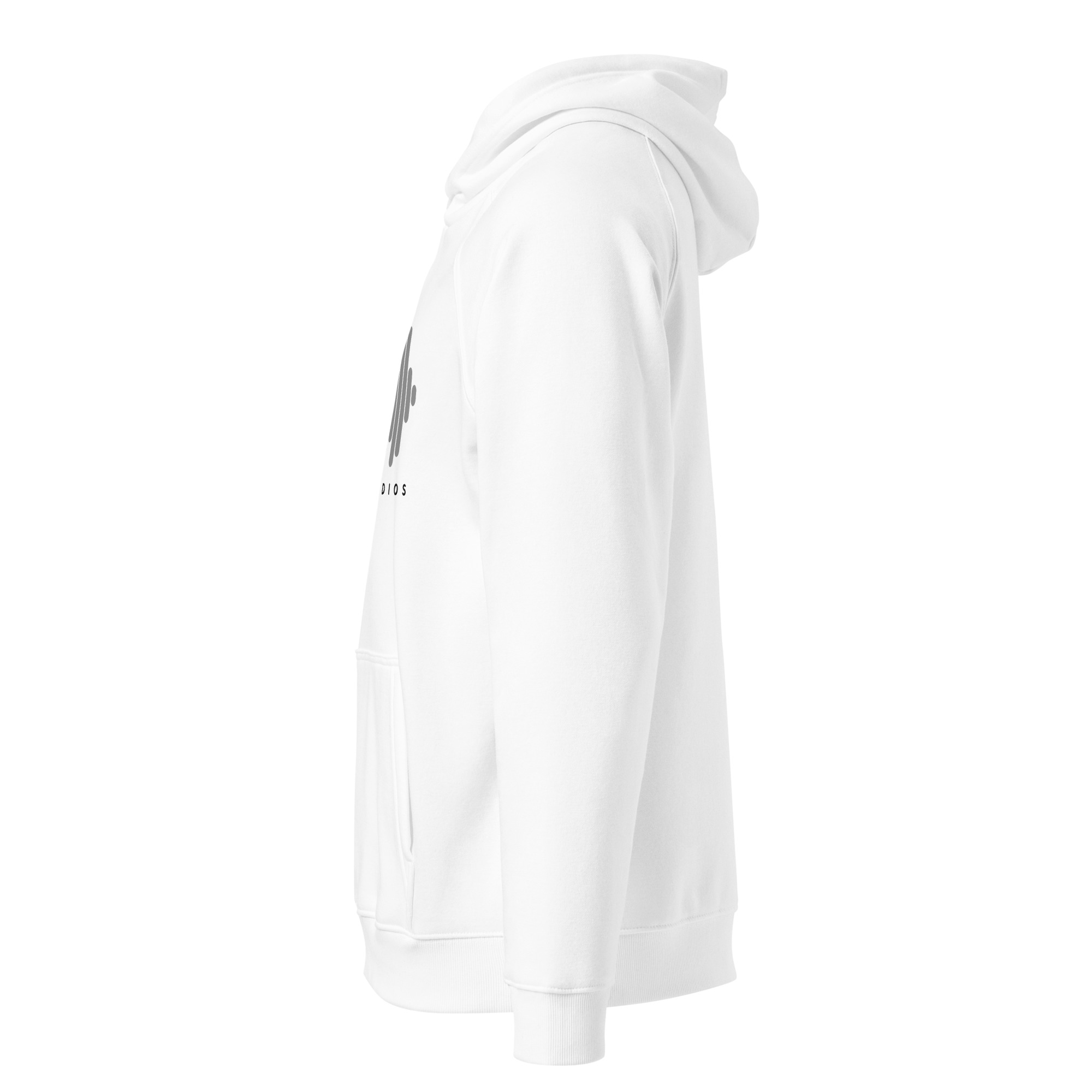 MKUltra Studios Unisex eco raglan hoodie - White - Image 2