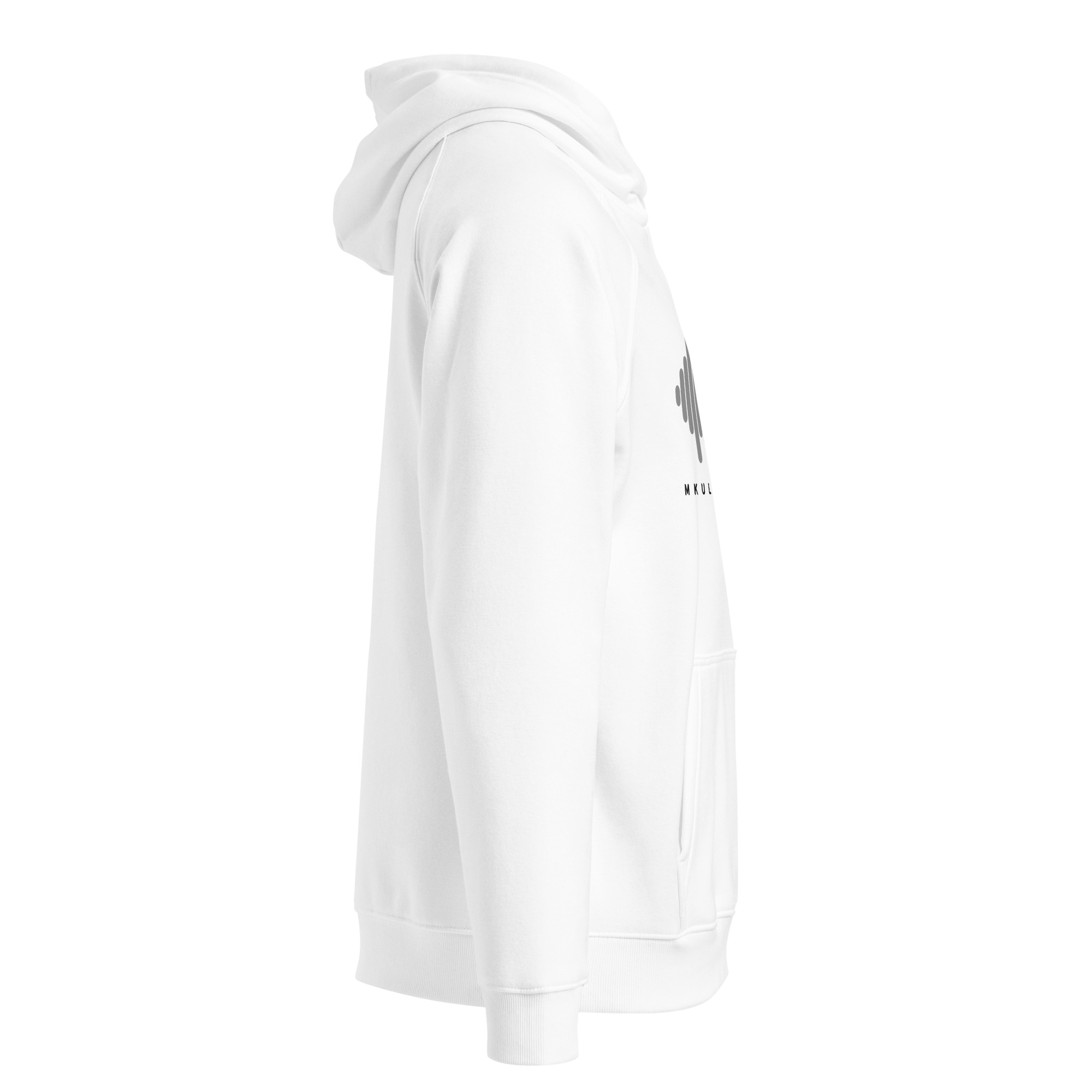 MKUltra Studios Unisex eco raglan hoodie - White - Image 3